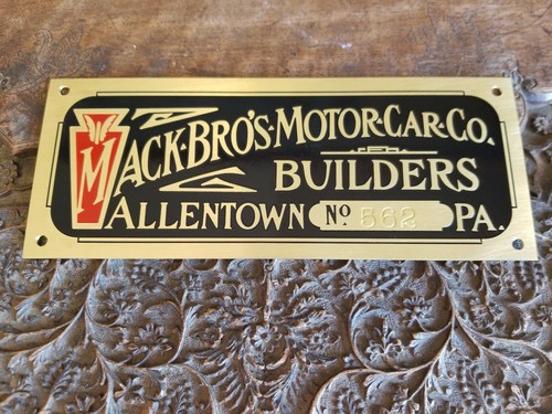 Mack données plaque - mack,