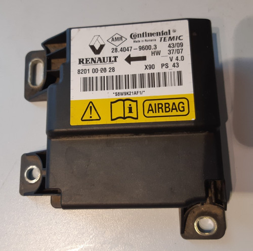 Boitier air bag dacia sandero - boitier,