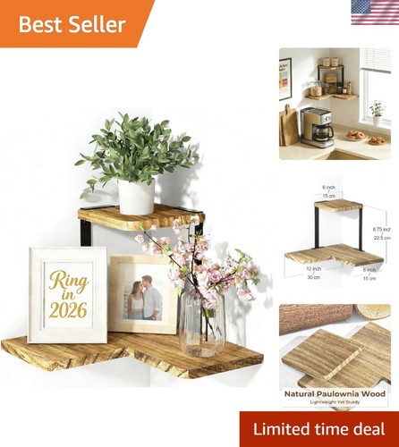 Elegant rustic tier - 2-tier, corner