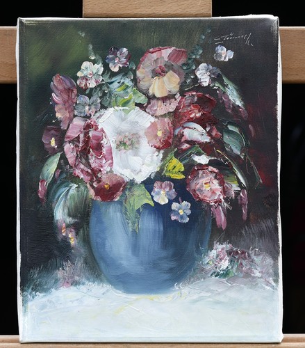 Nature morte avec bouquet - avec, de