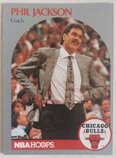 Carte NBA Phil Jackson 1990-91 NBA Hoops #308