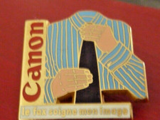 pin's pins badge  ARTHUS BERTRAND CANON le fax soigne mon image