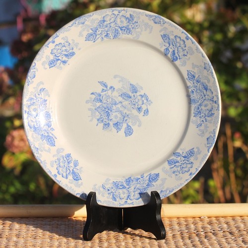 Plat grande assiette - fleurs, de
