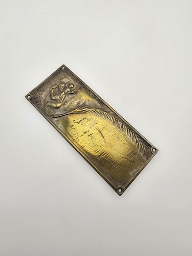 Ancienne plaque regarde - plaque, st