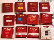 Dictionnaire Vidal 2002 / 2013 . Lot 40 Cd . Complèt .