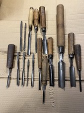 Lot Ciseaux à Bois et Gouges Anciennes 