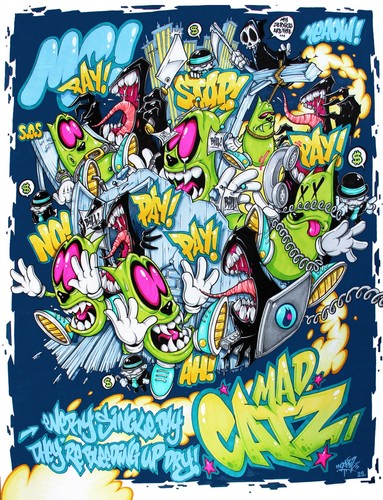 Opoil street art - opoil,