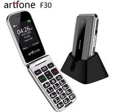 My phone Téléphone F30MA Clapet Senior écran Autonomie 7 jours Socle charge SOS