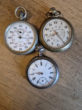 3 Montres A Gousset Ancienne A