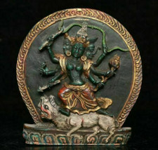 4.8" Old Tibet Resin Buddhism