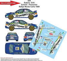 DECALS 1/32 REF 0225 SUBARU