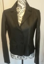  Veste  femme cuir rare River Skin t 40 M état comme neuf 