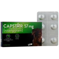 CAPSTAR 57MG Protection Anti-puces Grands Chiens Boite de 6 Comprimés