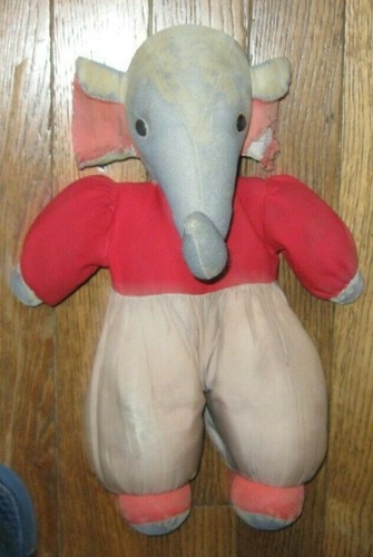 Ancienne peluche elephant - ancienne,