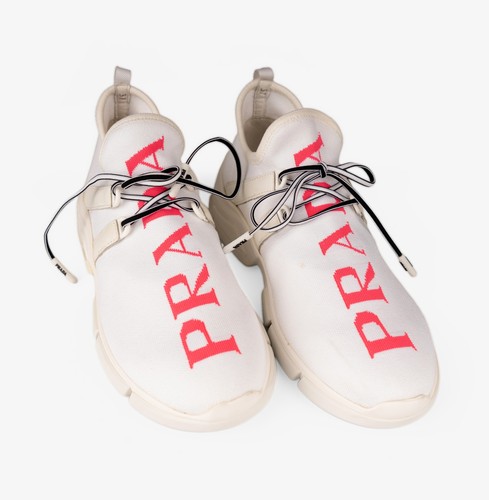 Prada baskets logo - prada,