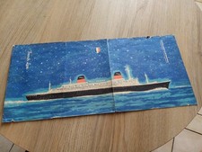 Souvenirs paquebots transatlantique france , flandre , ile de france , normandie