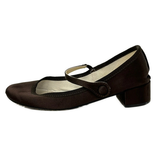 Repetto dark brown satin - repetto,