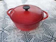 cocotte fonte émaillée rouge