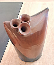 Vase sculptural triple cols /