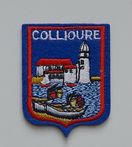 Ecusson brodé collioure - brodé,