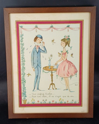 Cadre décoratif les amoureux - décoratif, "les