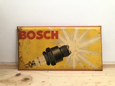 Ancien glaçoïde BOSCH Bougie -no bidon thermometre plaque emaillee carton tole