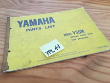 Yamaha parts list V50M 3K6 England V50 M catalogue pièce détachée catalog