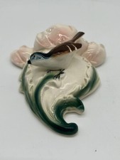 Vase mural en céramique – Design moineau charmant