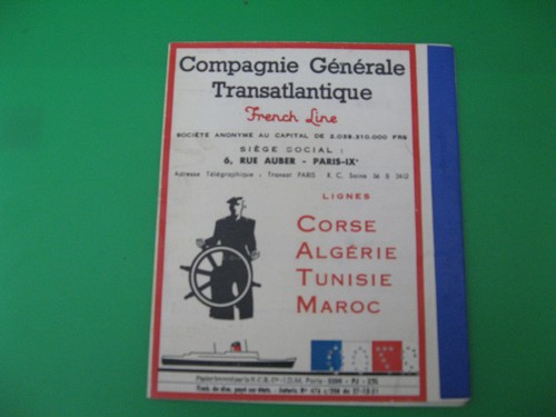 Billet compagnie generale - compagnie,