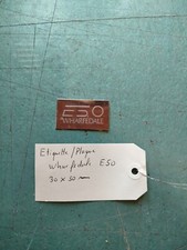 Plaque étiquette logo pour enceinte Wharfedale E50