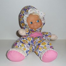 Doudou Poupée - Motif Fleurs