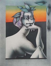 Paul WUNDERLICH : La penseuse