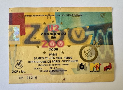 Ticket concert u2 - :,