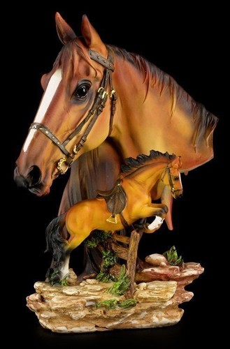 Grand cheval buste - grand,