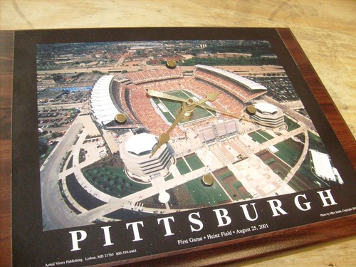 Clock first football game at - -,