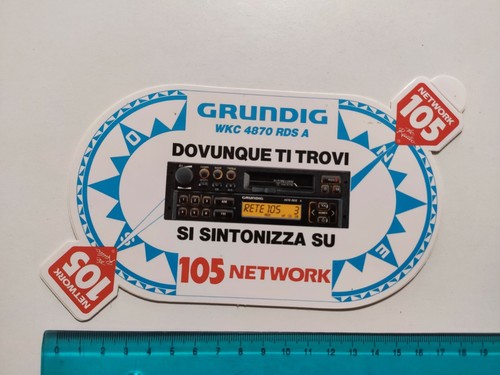 Autocollant radio 105 - radio,