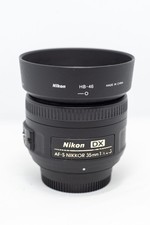 Objectif Grand-Angle Fixe NIKON AF-S Nikkor 35mm f/1,8 G DX + PARE-SOLEIL HB-46