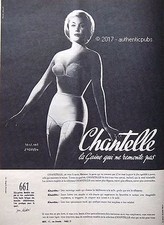 Publicite chantelle gaine - chantelle,