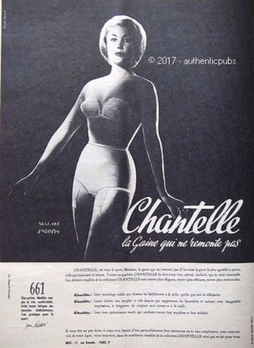 Publicite chantelle gaine - publicite,