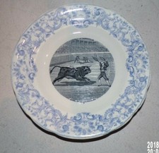 Ancienne Assiette GIEN XIXe