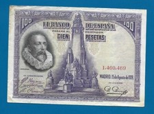 2) Billets Espagne / Spain 100