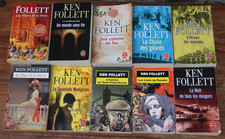 KEN FOLLETT - LOT DE 10 LIVRES - POCHE - UN MONDE SANS FIN - 1998 à 2023 - TBE