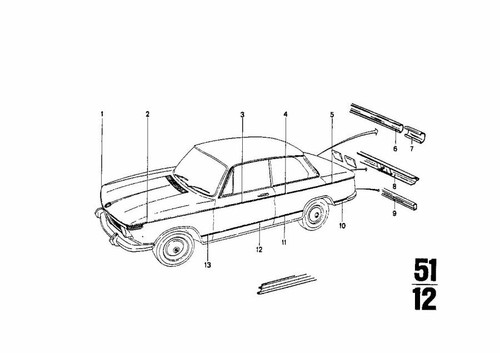 Neuf pour bmw e10 1600 - neuf,