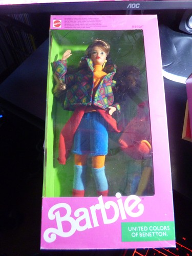 Barbie 1990 united colors - ,