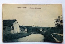 cpa pont de pany canal de bourgogne