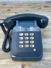 Téléphone Vintage PTT Socotel S63 Bleu Canard – Thomson-CSF – Années 80 Rétro