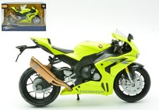 Miniature Moto Auto 1:12 HONDA CBR 1000RR-R YELLOW Moto