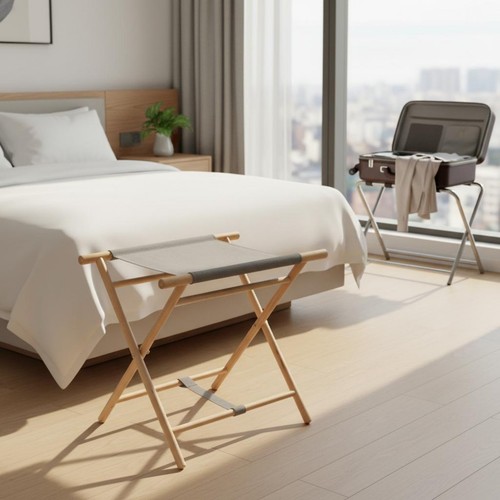 Râtelier bagages bois - râtelier, à