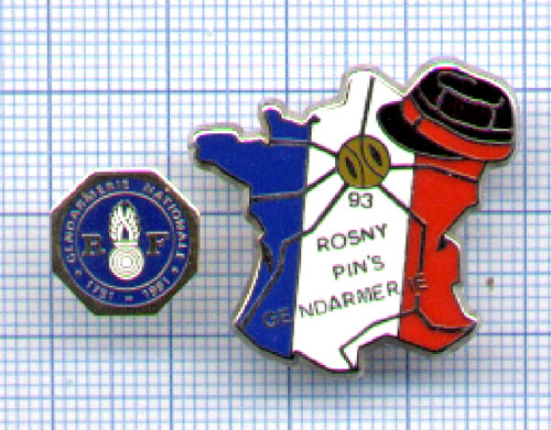 Pins sur pin gendarmerie - sur, pin's