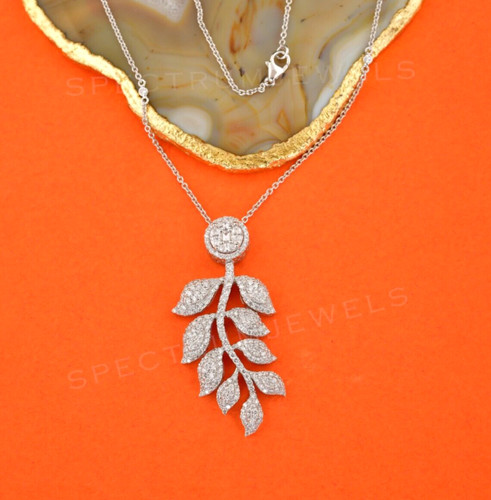 Feuille pendentif labo - feuille, grown